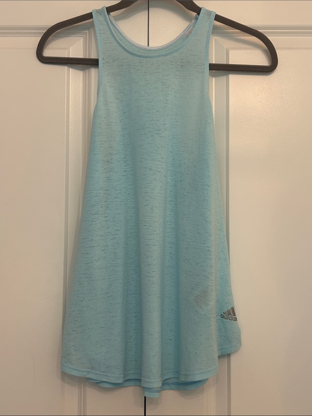 Adidas Light Aqua Sleeveless Tank Top
